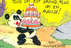 panda couleur